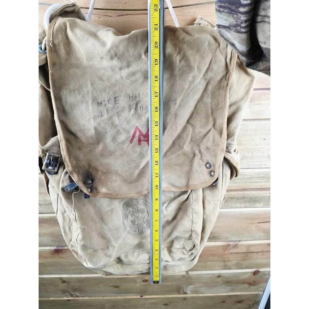Vintage BSA Boy Scouts Of America No. 574 Yucca Pack Backpack Made in USA 1960's